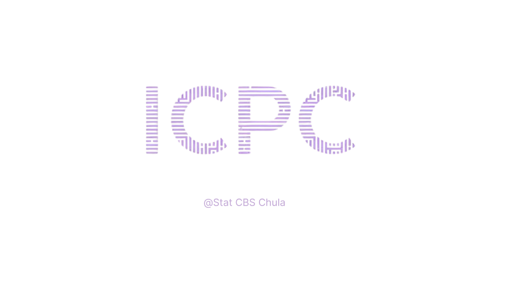 ICPC @Stat CBS Chula